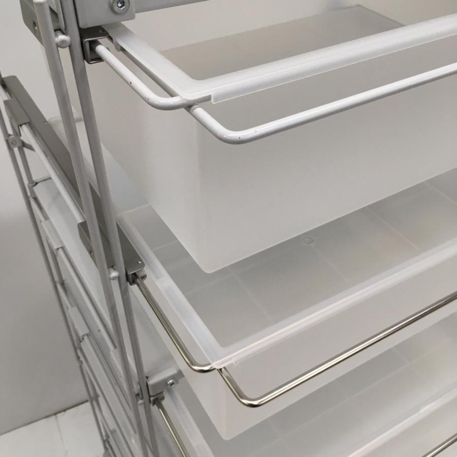 無印良品（MUJI） 中古 人気 スチールユニットシェルフ グレー 4段＋