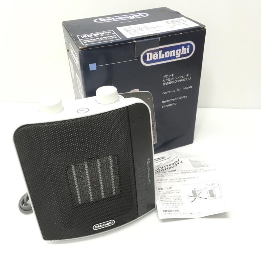 DeLonghi セラミックファンヒーター ブラック DCH6031J-BK デロンギ