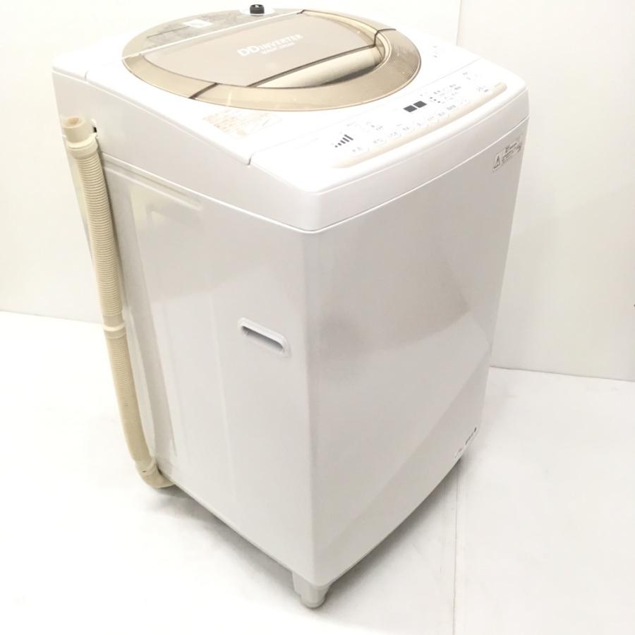 TOSHIBA 中古 8.0kg 全自動洗濯機 送風乾燥機能 東芝 DD