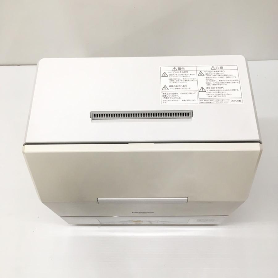 中古 パナソニック 食器洗い乾燥機 NP-TCM3-W プチ食洗 2015年製