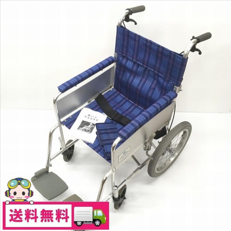 フランスベッド（FRANCEBED） 中古 アルミ製 介助用車いす FB-K40