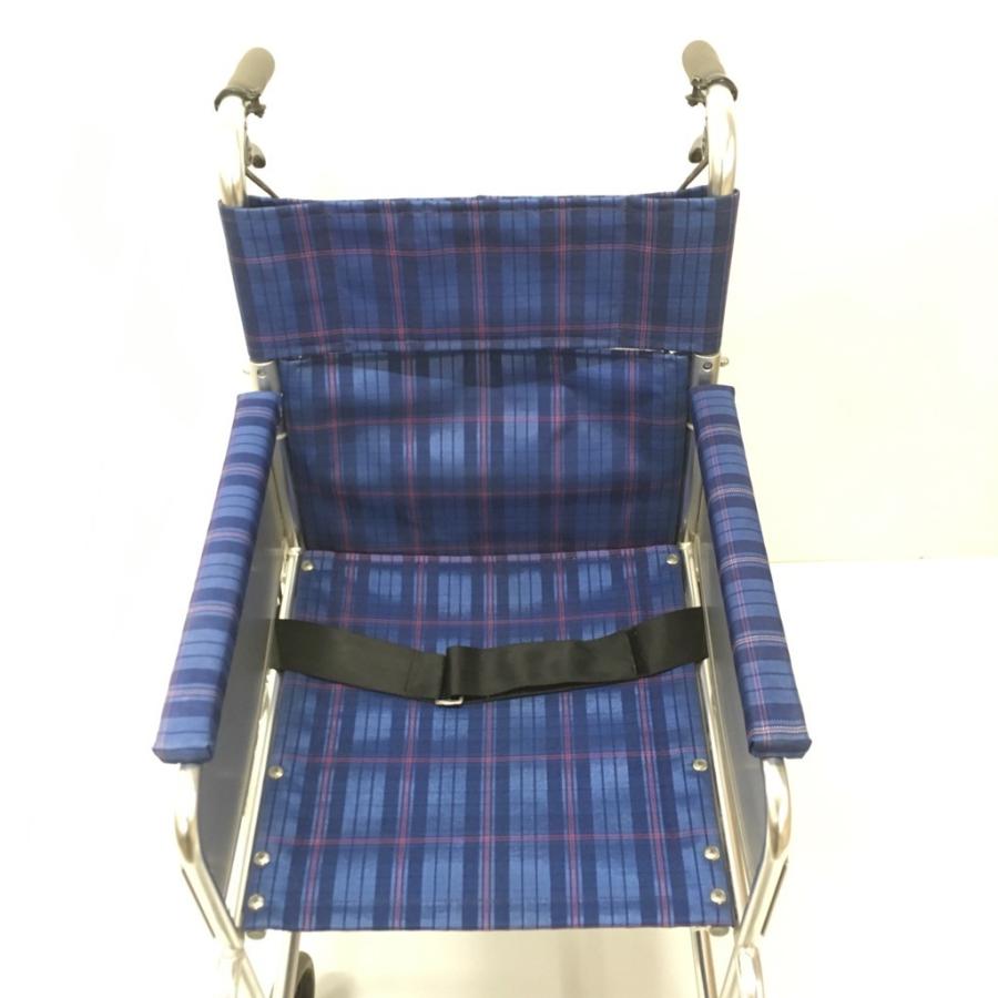 フランスベッド（FRANCEBED） 中古 アルミ製 介助用車いす FB-K40