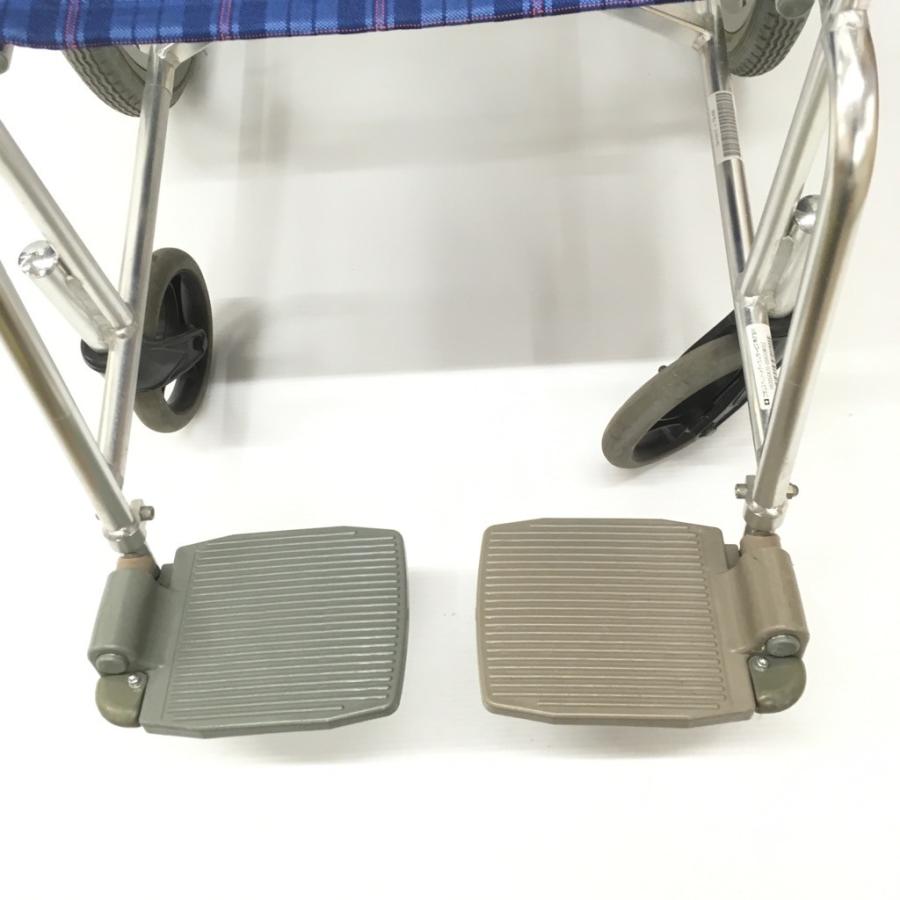 フランスベッド（FRANCEBED） 中古 アルミ製 介助用車いす FB-K40