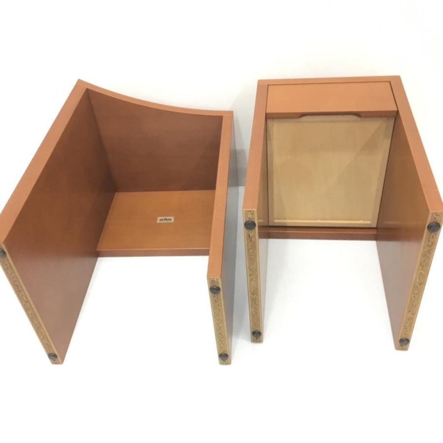 【送料込み・良品】アルフレックス PORTOベッドサイドテーブル ダークブラウン arflex (アルフレックス) ベッドサイドテーブル ブラウン PORTO