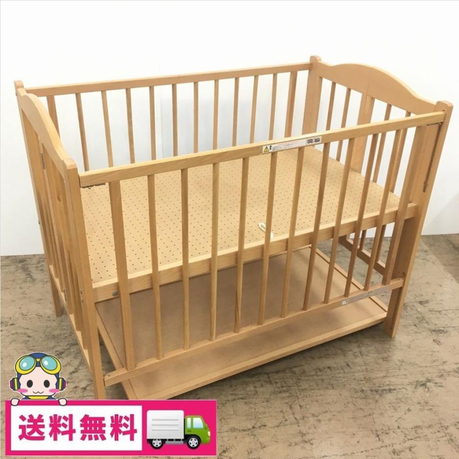 中古 スリーピー 折りたたみベビーベッド 簡単タイプ 日本製 125×77  