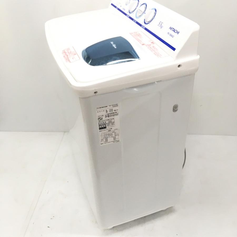 日立（HITACHI） 中古 5.5kg 2槽式洗濯機 青空 PS-55AS2 2017年製