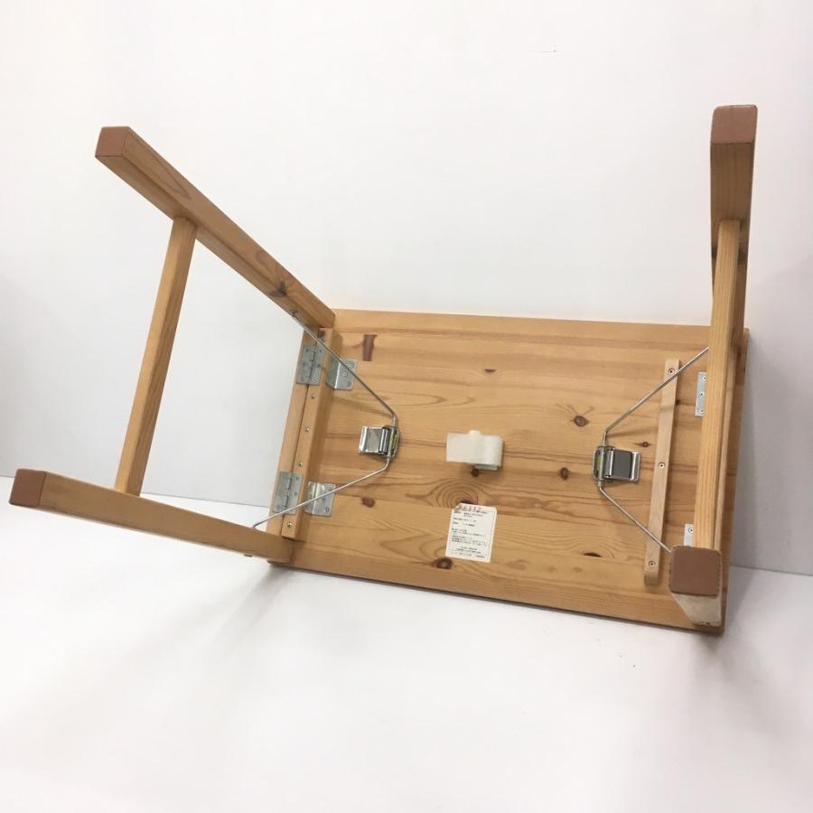 中古 人気 無印良品 パイン材 折りたたみデスク W80×D50×H70 無印良品（MUJI） 中古 人気 パイン材 折りたたみデスク W80×D50×H70