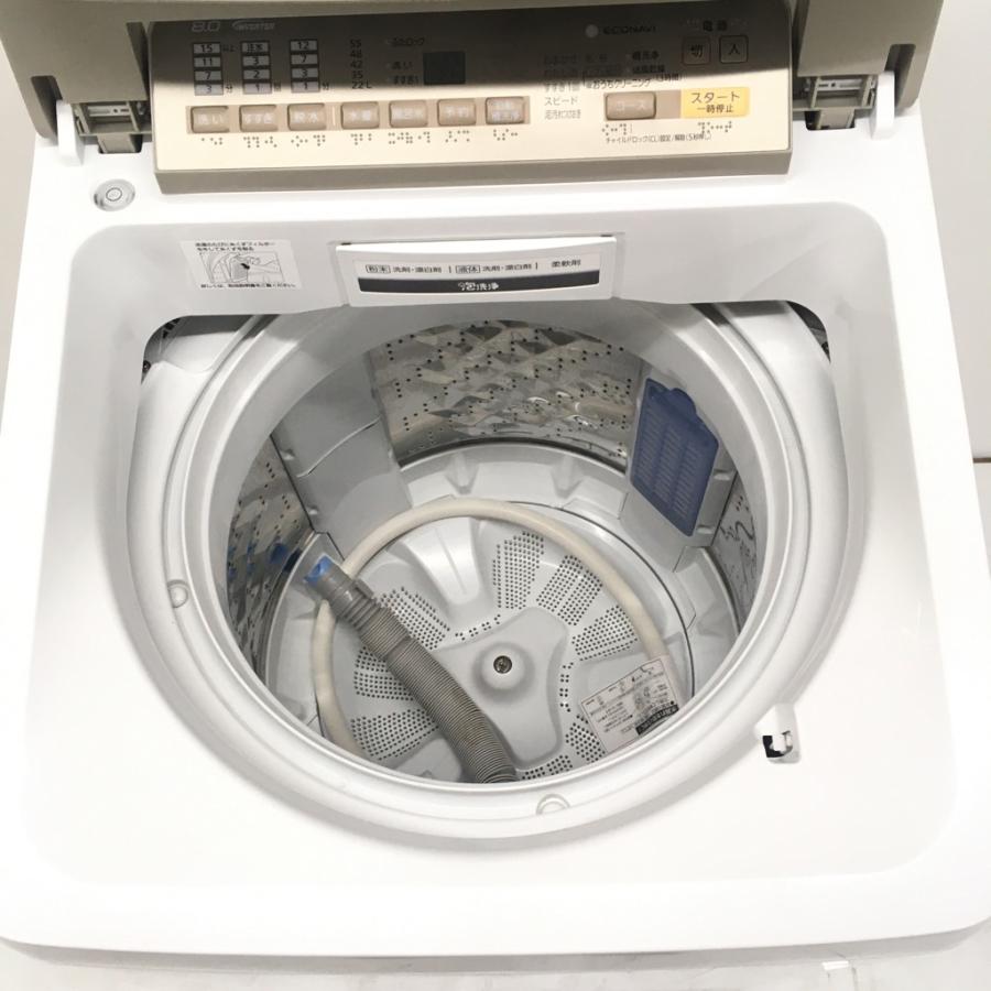 Panasonic（パナソニック） 中古 8.0kg 送風乾燥機能付 全自動洗濯機