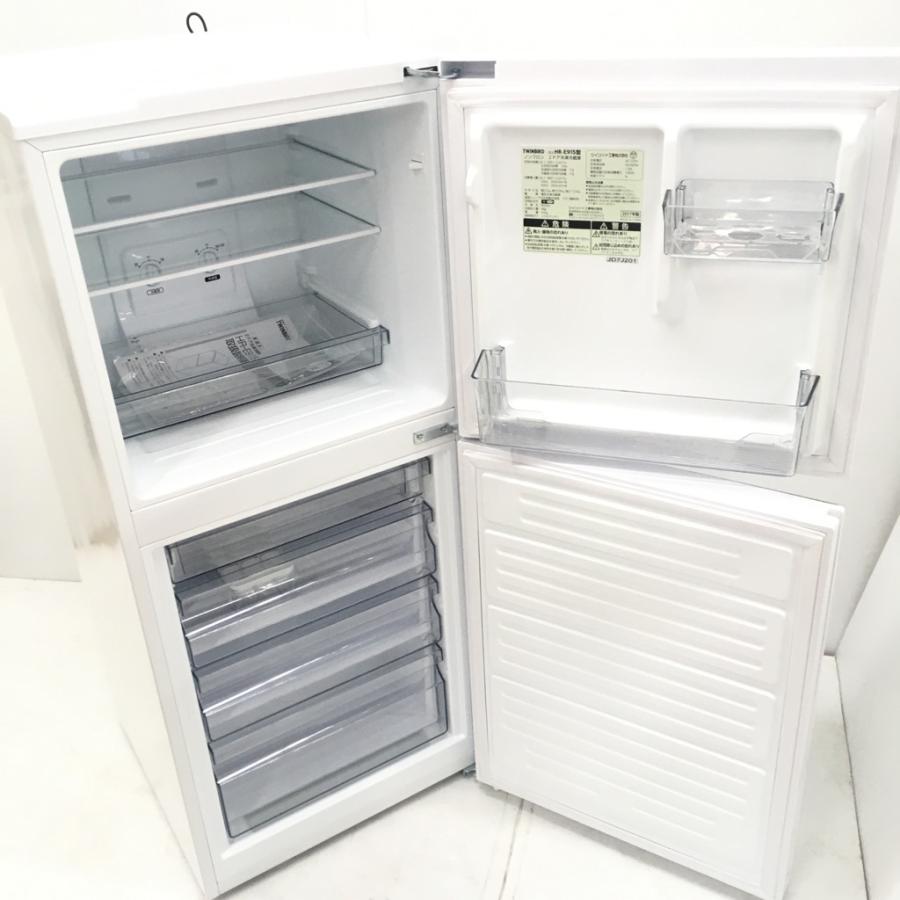 ツインバード 中古 146L 2ドア冷蔵庫 HR-E915 ハーフ&ハーフ ツインバード 中古 146L 2ドア冷蔵庫 HR-E915 ハーフ&ハーフ