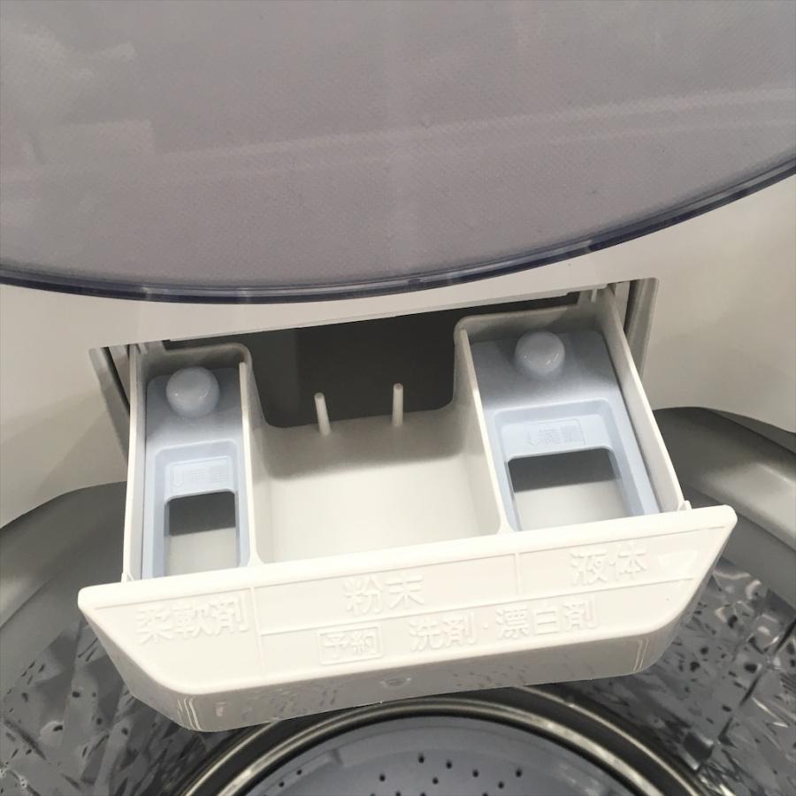 SHARP（シャープ） 中古 8.0kg 送風乾燥 全自動洗濯機 ES-GV8B-S 2017