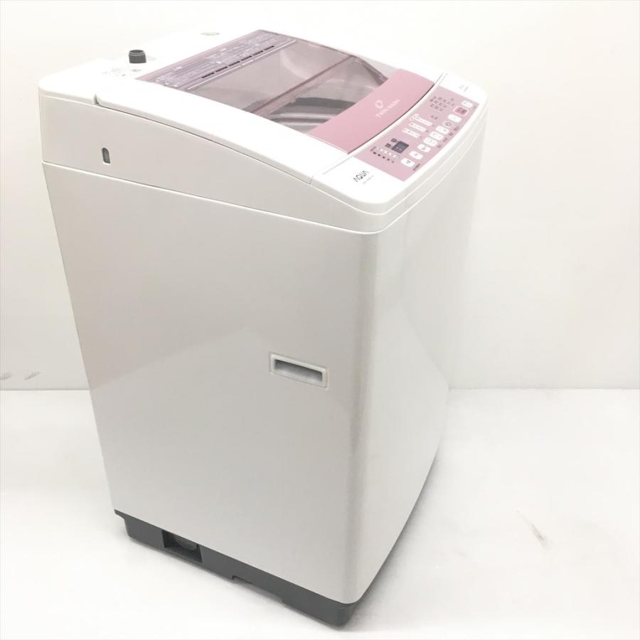 中古 8.0kg 全自動洗濯機 アクア AQW-VW800F 2017年製 循環ビック