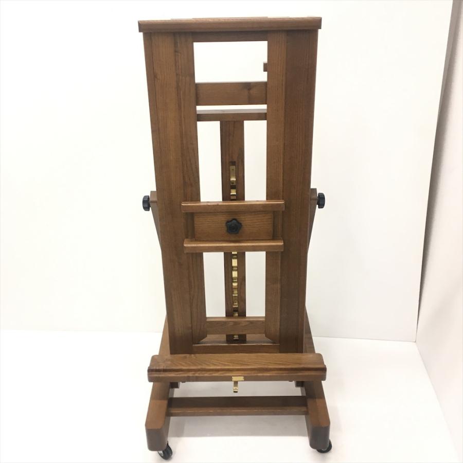 ホルベイン 中古 アトリエイーゼル こげ茶 W53×D60×H121 最大開口約
