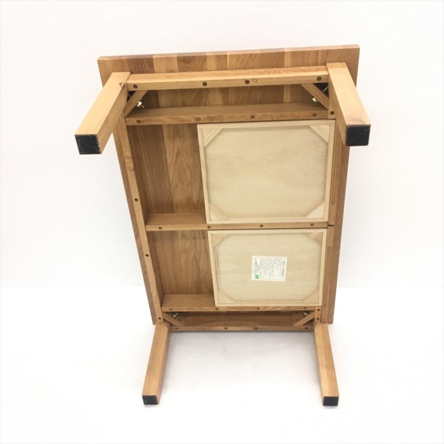 無印良品 中古 人気 無垢材ローテーブル オーク材 引き出し付き 無印良品 中古 人気 無垢材ローテーブル オーク材 引き出し付き