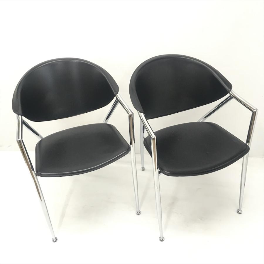 calligaris（カリガリス） 中古 Cicladi アームチェア レザー 2脚