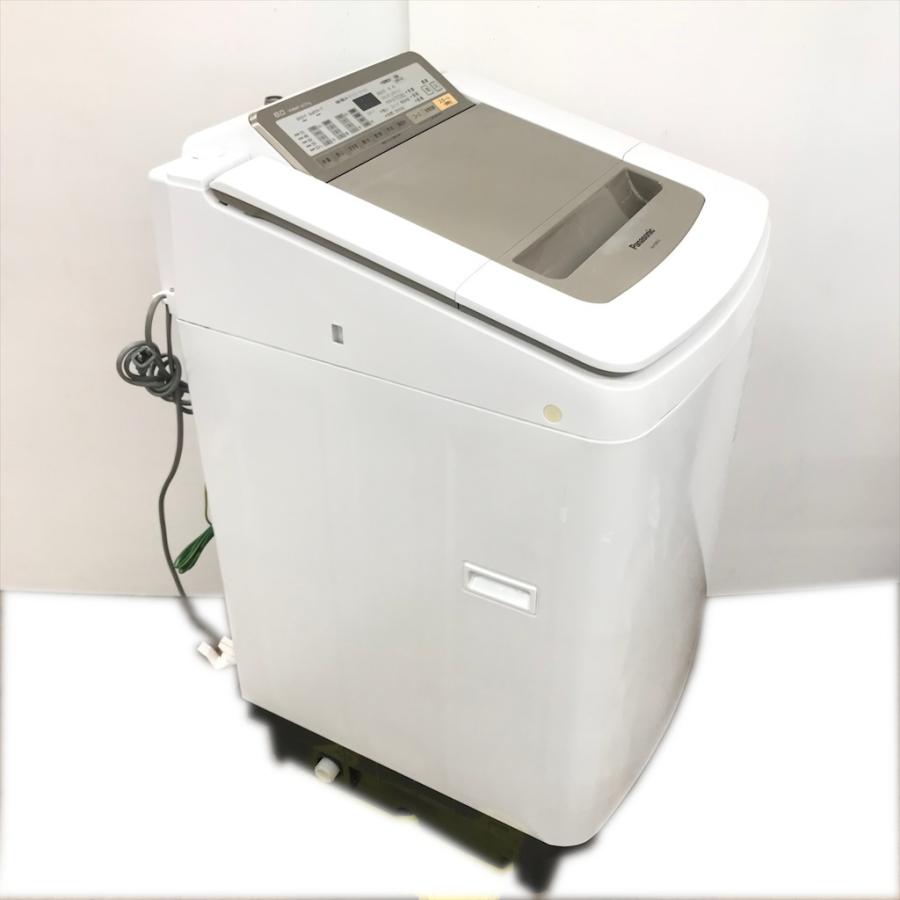 パナソニック Panasonic NA-FD80H3-N 縦型 洗濯乾燥機  [洗濯8.0kg /乾燥4.5kg / 2016年製　ヒーター乾燥 家電 生活家電 中古 Panasonic（パナソニック） 中古 タテ型洗濯乾燥機 NA-FD80H3 洗濯8.0