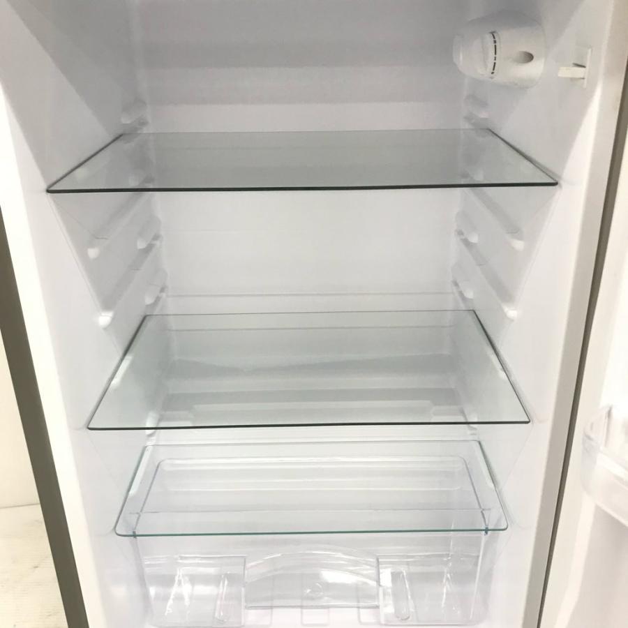 中古 130L 2ドア冷蔵庫 ハイアール シルバー JR-N130A 2020年製 小型