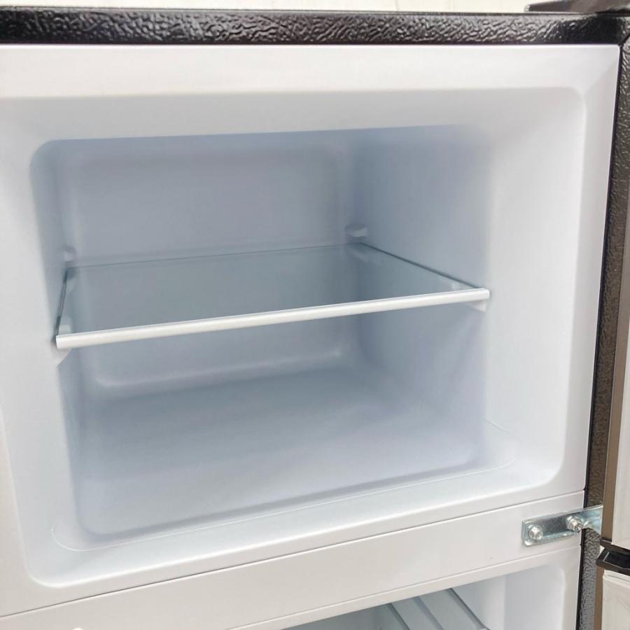 中古 118L 2ドア冷蔵庫 maxzen マクスゼン JR118ML01GM 2021年製