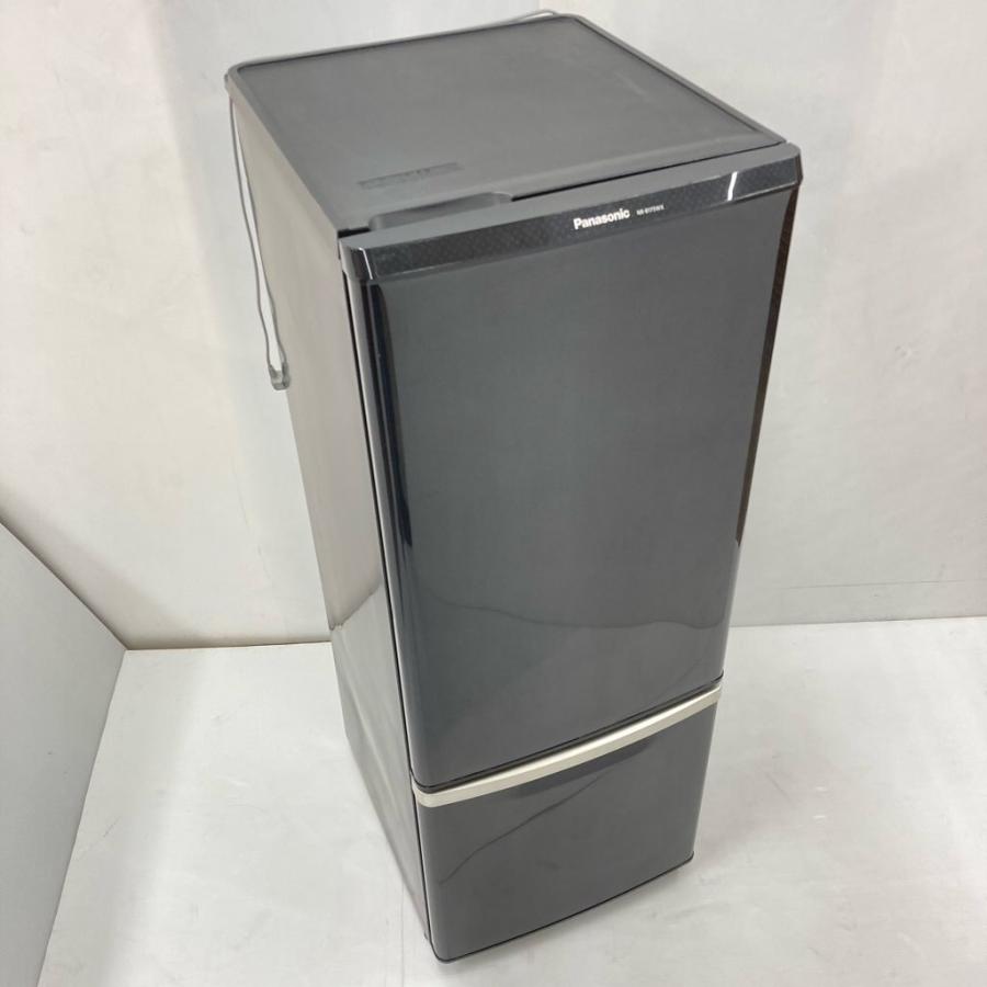 中古 168L 2ドア冷蔵庫 パナソニック NR-B175WX-CK 2012年製 ブラック  