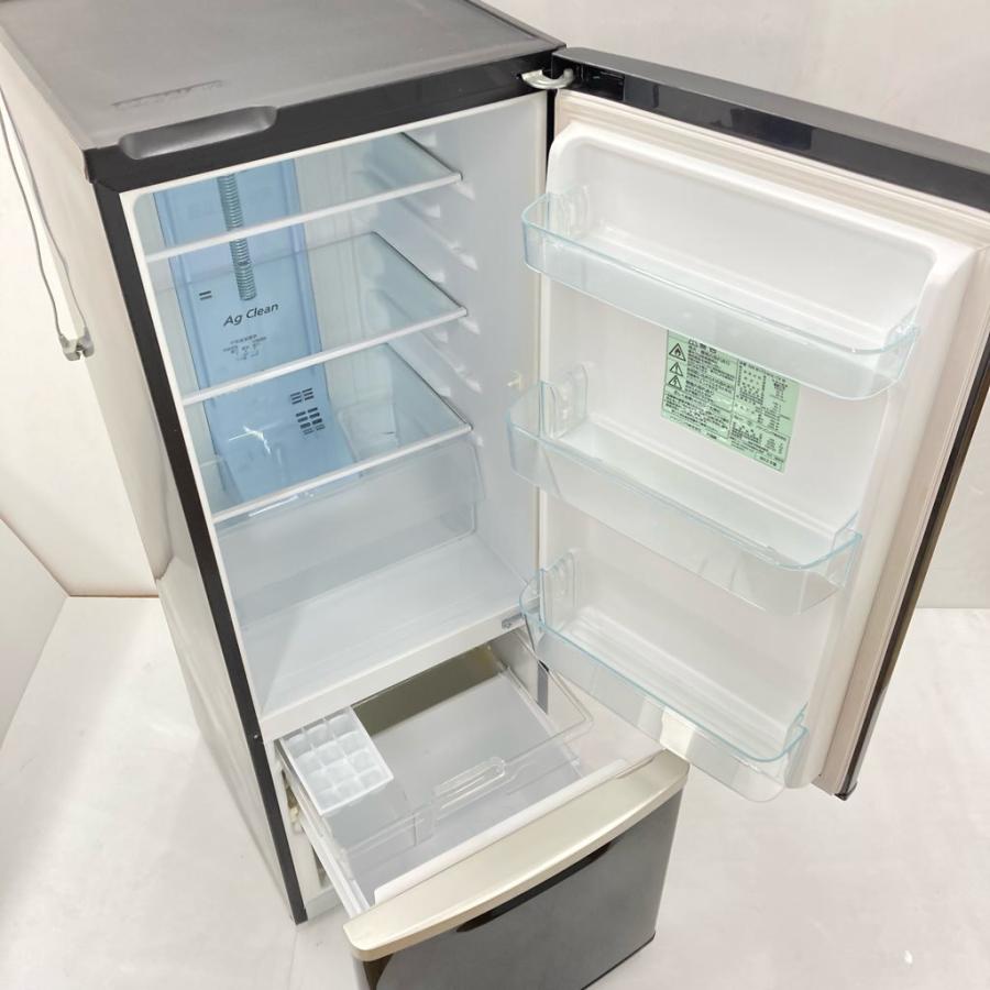 中古 168L 2ドア冷蔵庫 パナソニック NR-B175WX-CK 2012年製 ブラック  