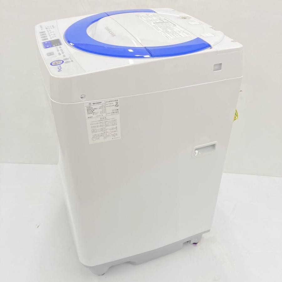 SHARP（シャープ） 中古 7.0kg 全自動洗濯機 ES-T706-A 2014年製 簡易