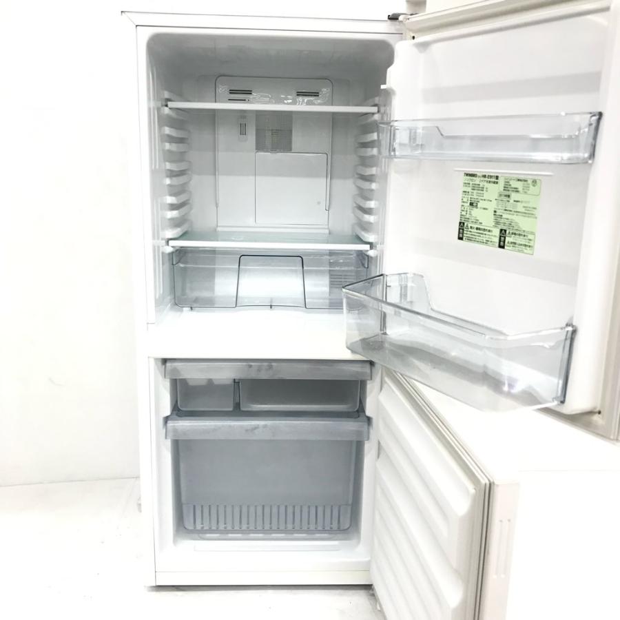 中古 ツインバード 110L 2ドア冷蔵庫 HR-E911 ホワイト 2019年製