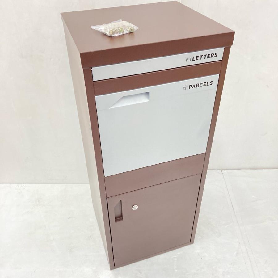 中古 ビバホームスチール宅配BOX 大 3007A ブラウン系 W41.5×D38 中古 ビバホームスチール宅配BOX 大 3007A ブラウン系 W41.5×D38
