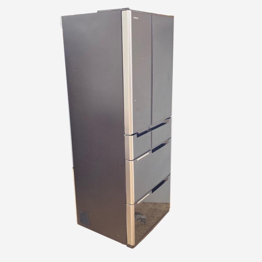 日立（HITACHI）6ドアノンフロン冷凍・冷蔵庫 R-G4800D 2014年製 真空