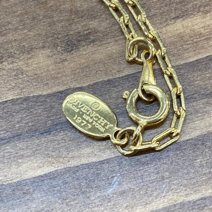 GIVENCHY（ジバンシィ） 中古 GIVENCHY 1977 ロゴネックレス ゴールド