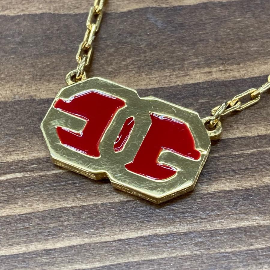 GIVENCHY金ネックレス GIVENCHY 中古 1977 ロゴネックレス ゴールド×レッド : コスモ