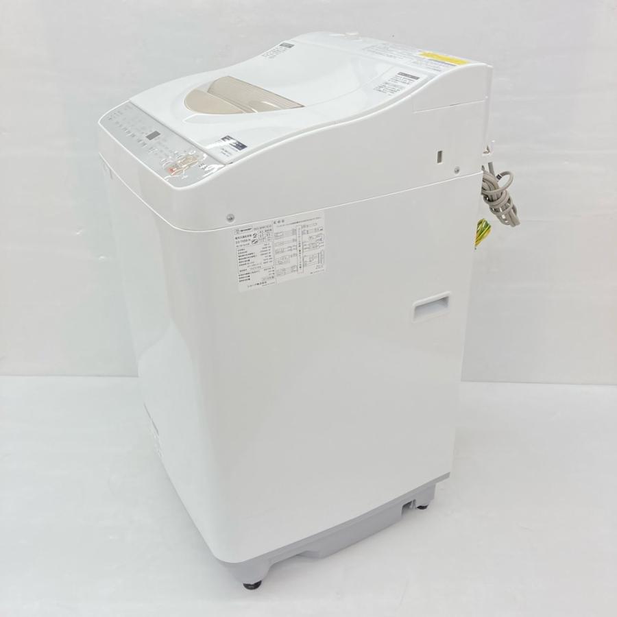 中古】シャープ SHARP タテ型洗濯乾燥機 5.5kg ES-TX5B-N（楽天市場 