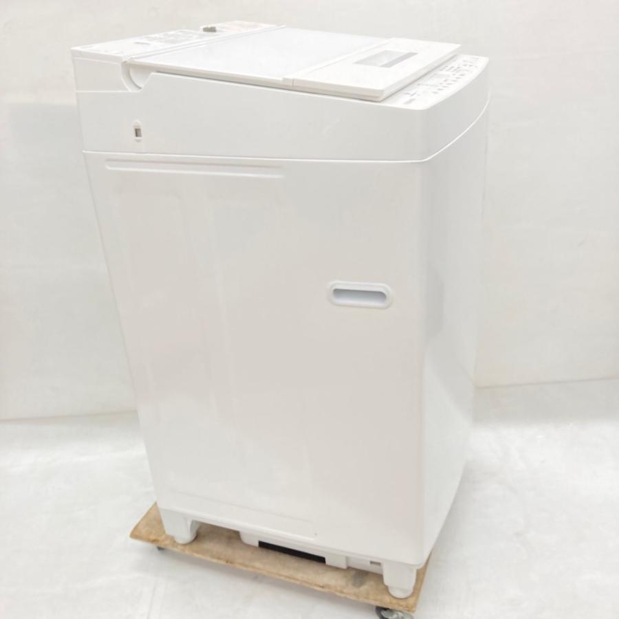 マジックドラム 中古 洗濯機 東芝 ZABOON 7.0kg ステンレス槽 AW-7D7-W 