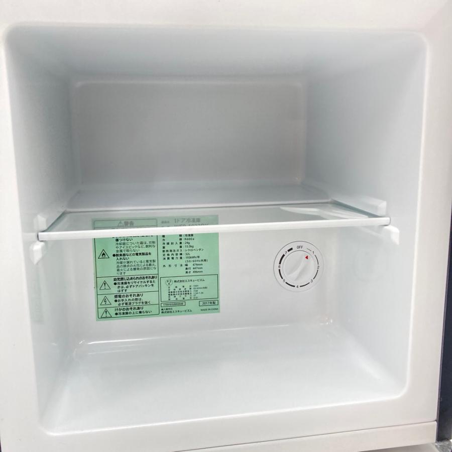 中古 32L 1ドア冷凍庫 フリーザー エスキュービズム WFR-1032BK 2017年