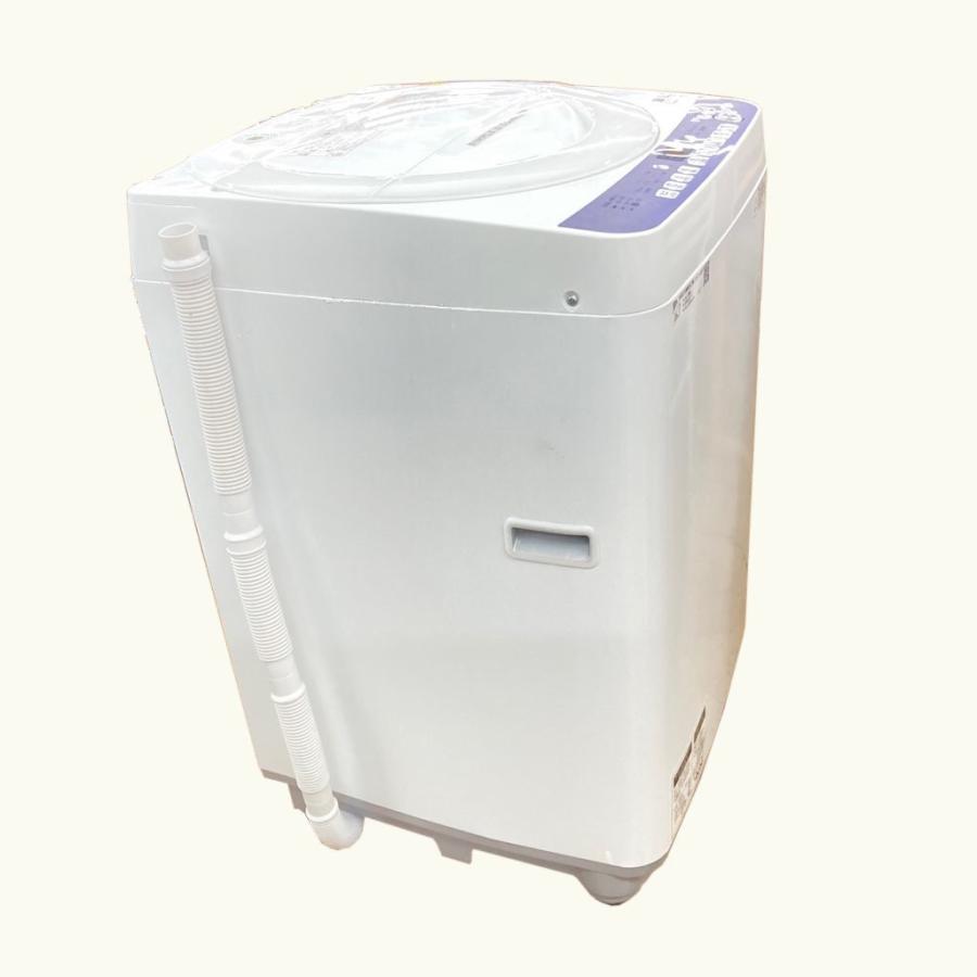 SHARP 中古 7.0kg 全自動洗濯機 シャープ ES-T710-W 2018年製