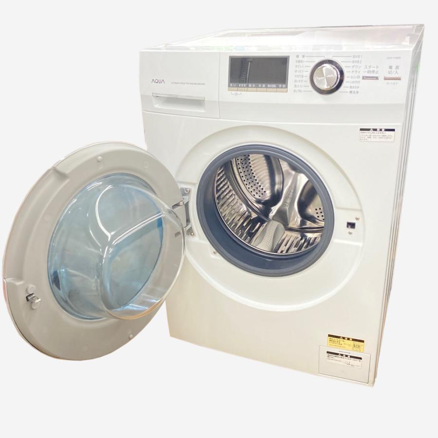 AQUA ドラム式洗濯機 AQW-FV800E（2020年製）中古 AQUA (アクア) ドラム式洗濯機 使用感あり 8.0kg AQW-FV800E