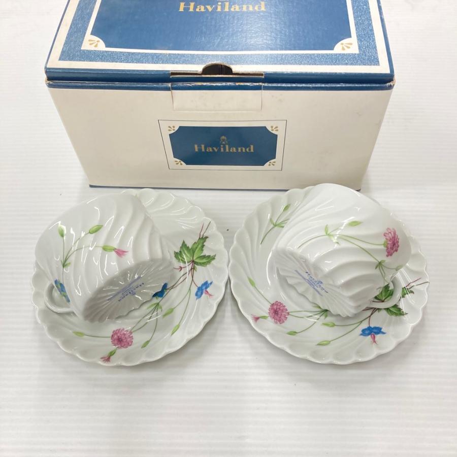 HAVILAND 中古 未使用 アビランド ペアカップ＆ソーサー 2客セット