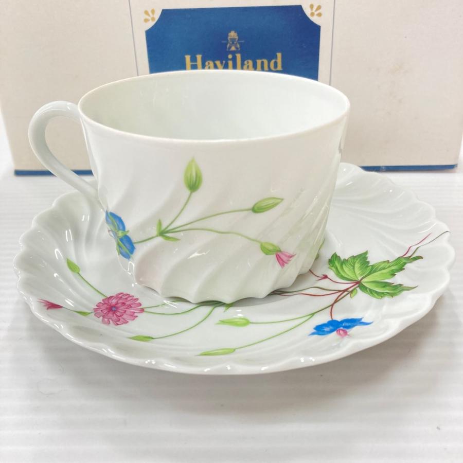 HAVILAND 中古 未使用 アビランド ペアカップ＆ソーサー 2客セット