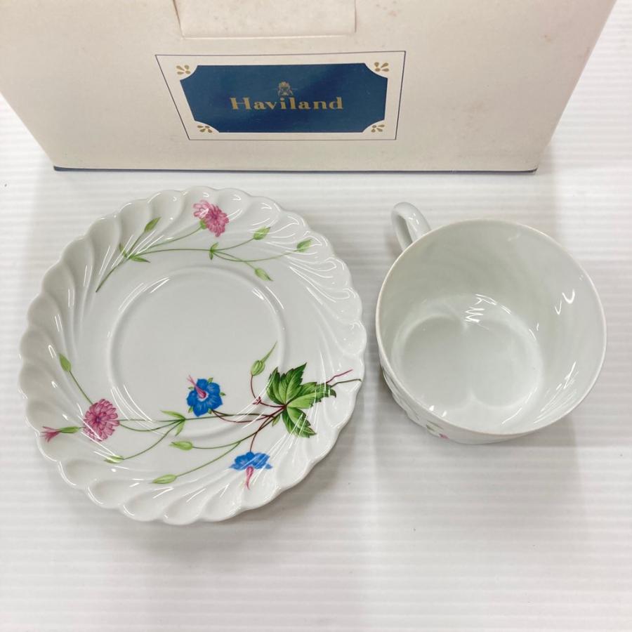 HAVILAND 中古 未使用 アビランド ペアカップ＆ソーサー 2客セット