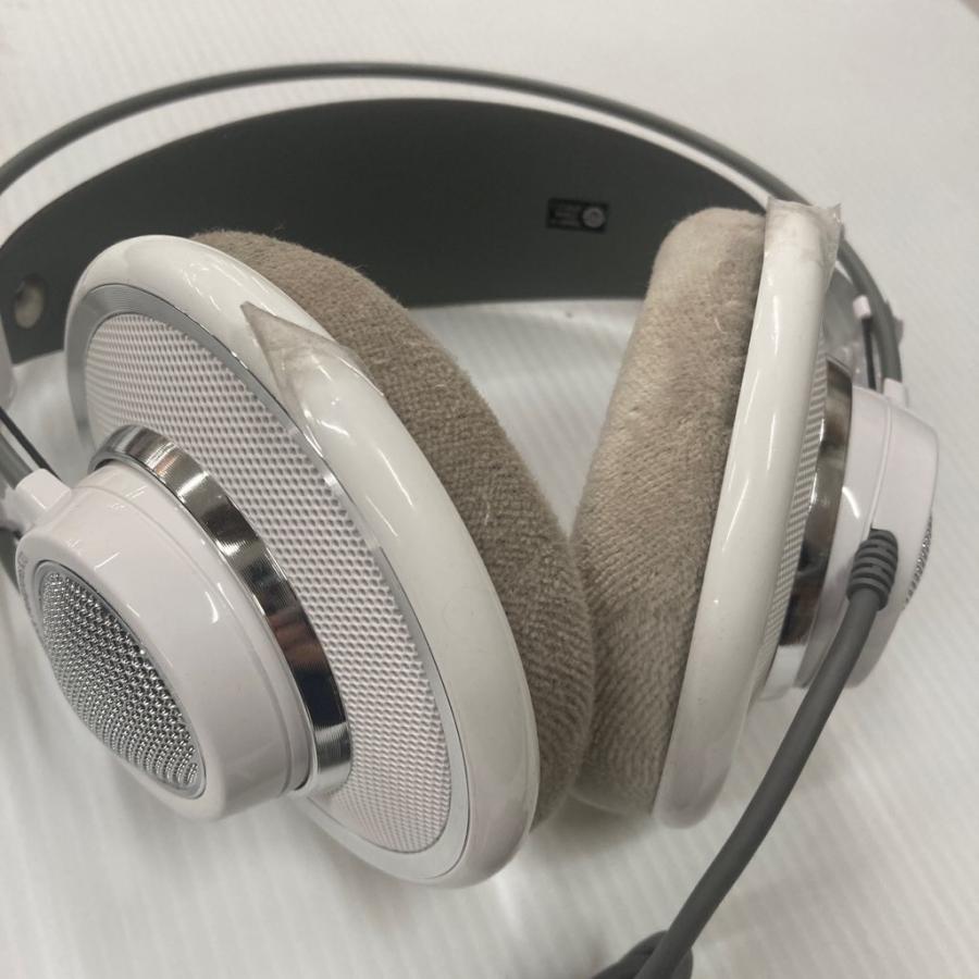 AKG 中古 K701 開放型ヘッドホン ホワイト系 箱付き : コスモ