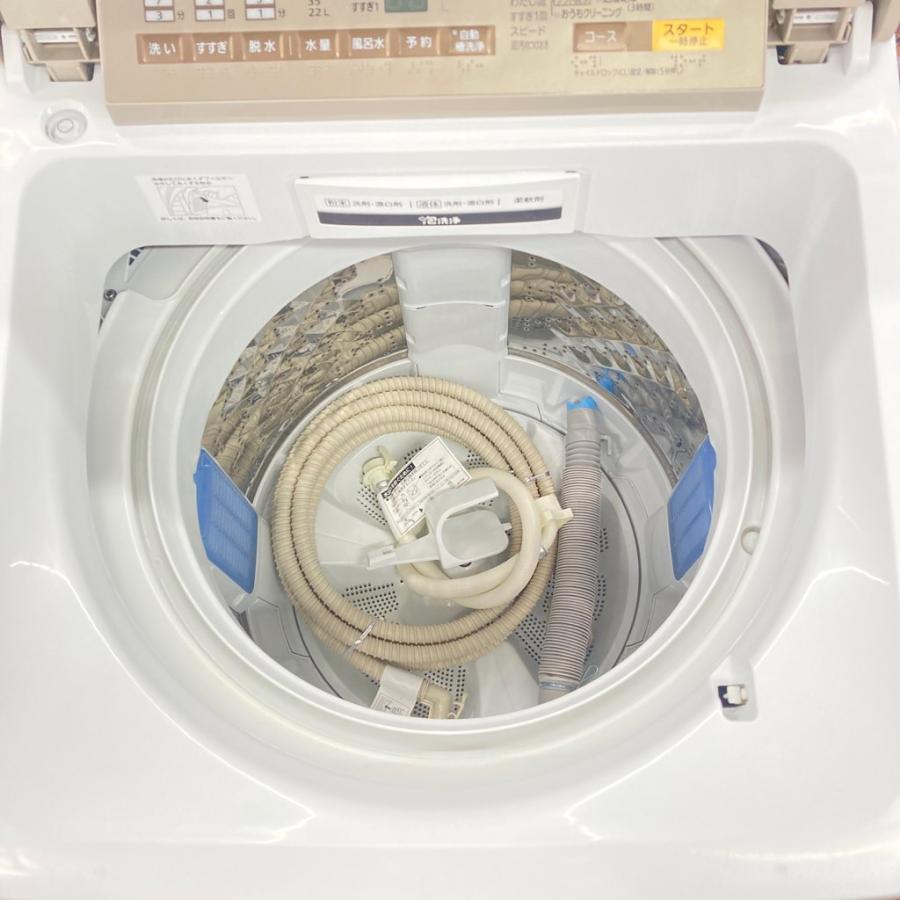 OMN-207【1年保証付！】Panasonic パナソニック 8kg洗濯機 NA-FA80H3 2016年製【中古】！ Panasonic（パナソニック） 中古 8.0kg 送風乾燥機能付 全自動洗濯機