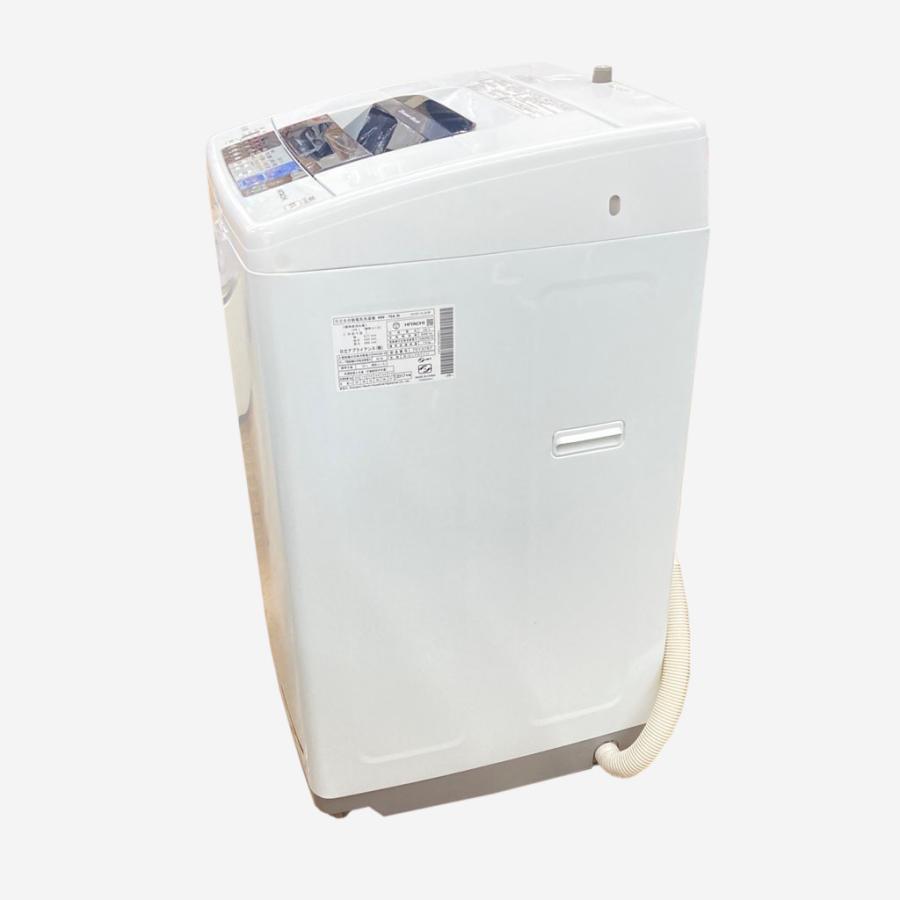 日立（HITACHI） 中古 7.0kg 簡易乾燥機能付き 全自動洗濯機 白い約束