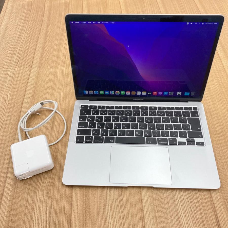 MacBook Air 中古 apple M1 2020 13インチ A2337 M18GB256GB MacOS