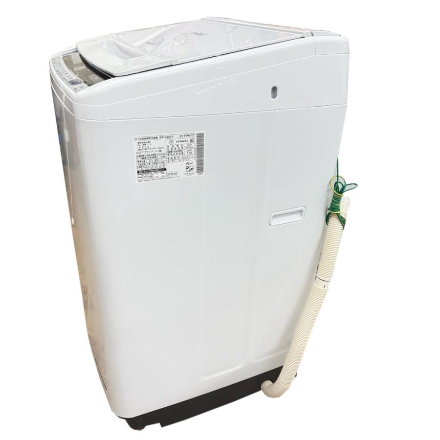 名古屋市内無料配送50★ビートウォッシュ 2018年 BW-V80C 日立 ビートウォッシュ BW-V80C 2018年製 美品 可動