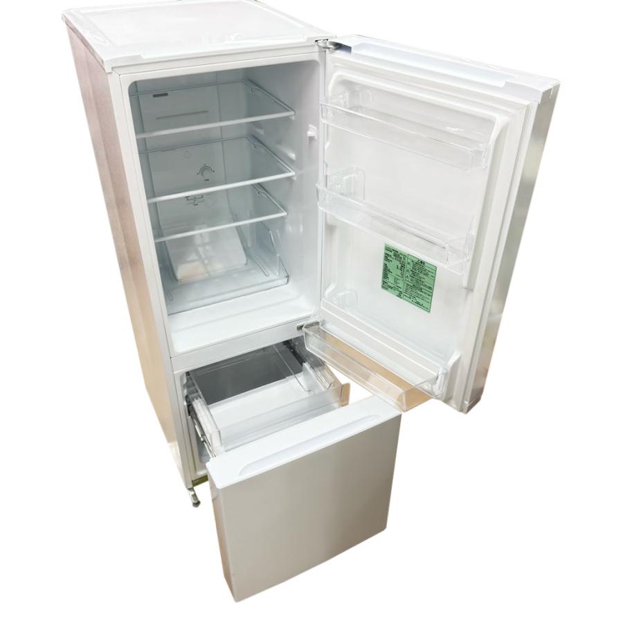 中古 156L 2ドア冷蔵庫 自動霜取りファン式 ワールプールジャパン 