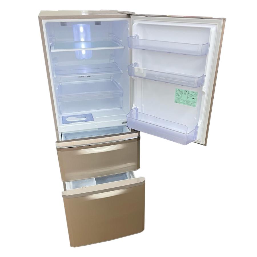 三菱 3ドア冷蔵庫 335L 右開き MR-C34D-P