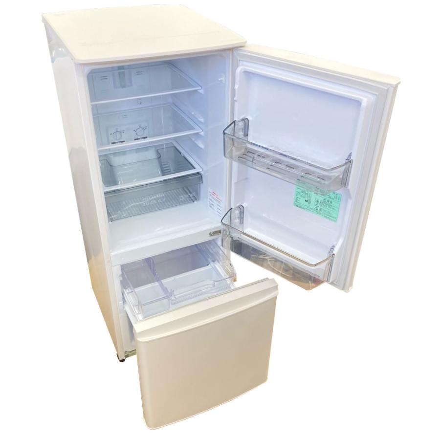 三菱（MITSUBISHI） 中古 146L 2ドア冷蔵庫 三菱電機 MR-P15G-W 2021年