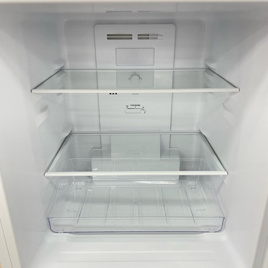中古 121L 2ドア冷蔵庫 ハイアール JR-NF121B 2024年製 自動霜取り