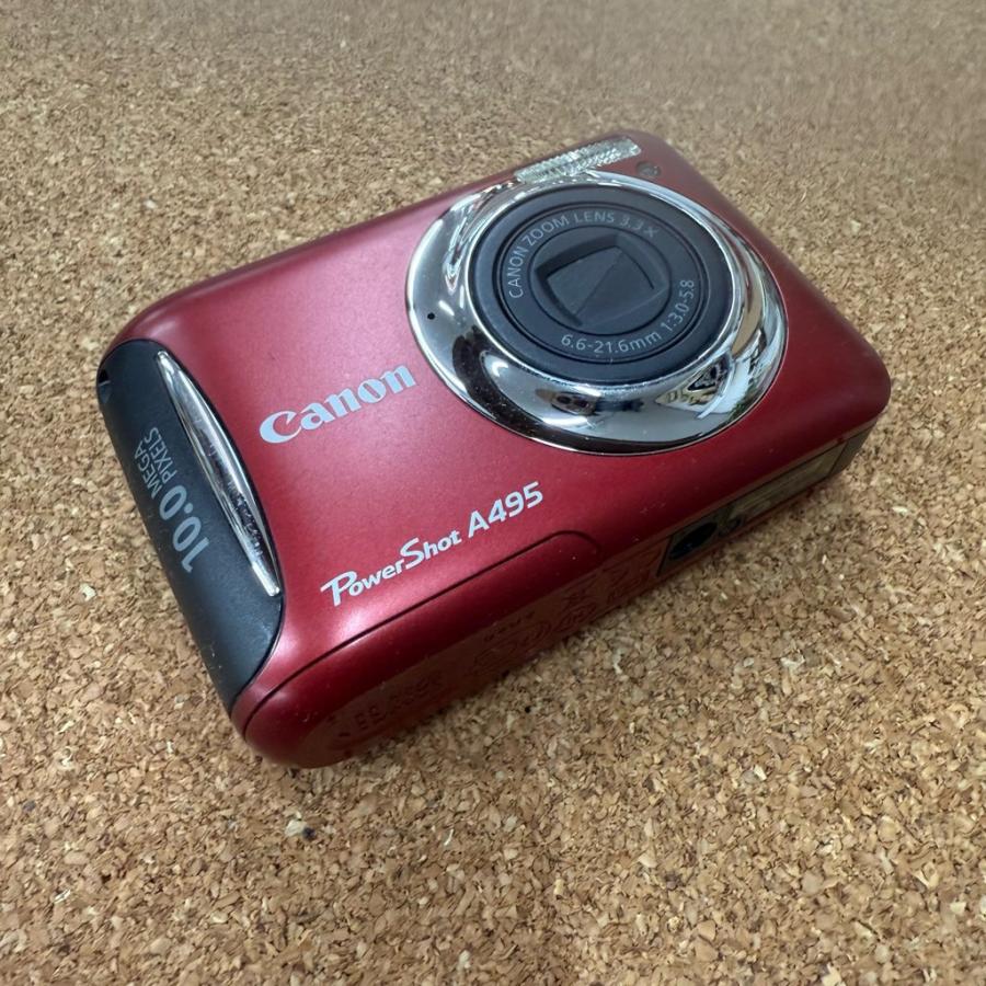 キヤノン（Canon） 中古 デジタルカメラ PowerShot A495 レッド