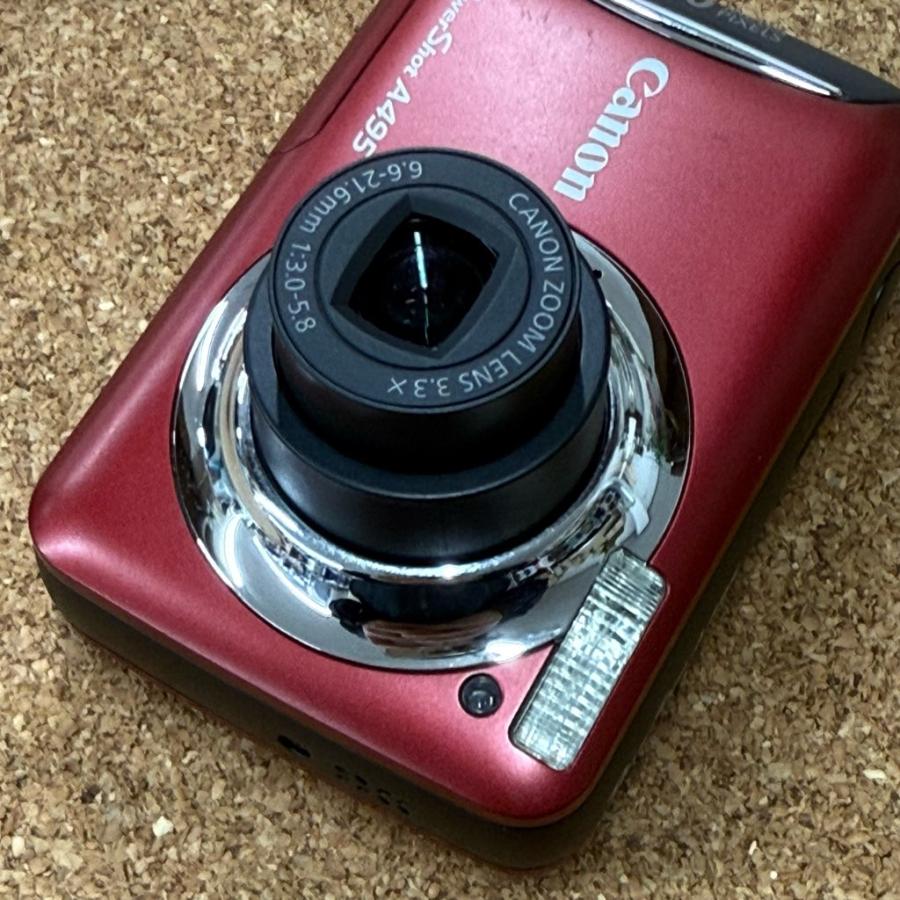 キヤノン（Canon） 中古 デジタルカメラ PowerShot A495 レッド