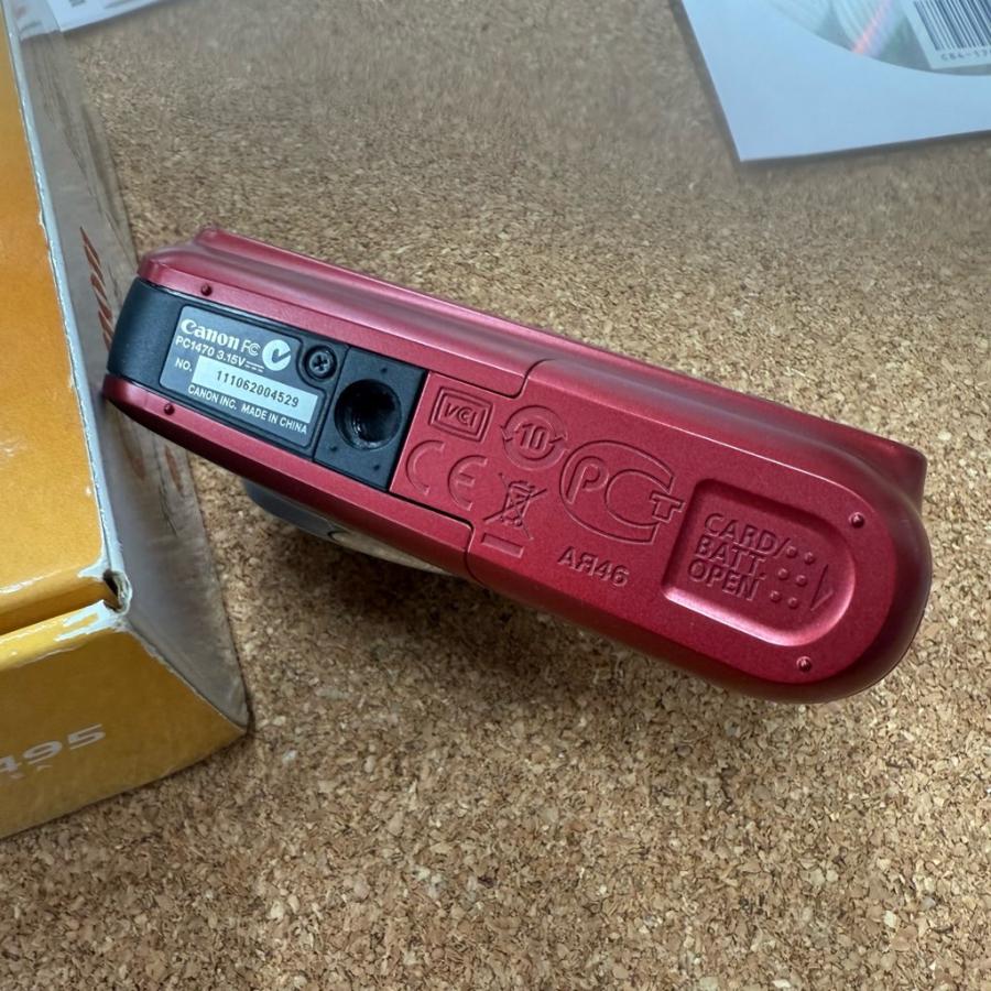 キヤノン（Canon） 中古 デジタルカメラ PowerShot A495 レッド