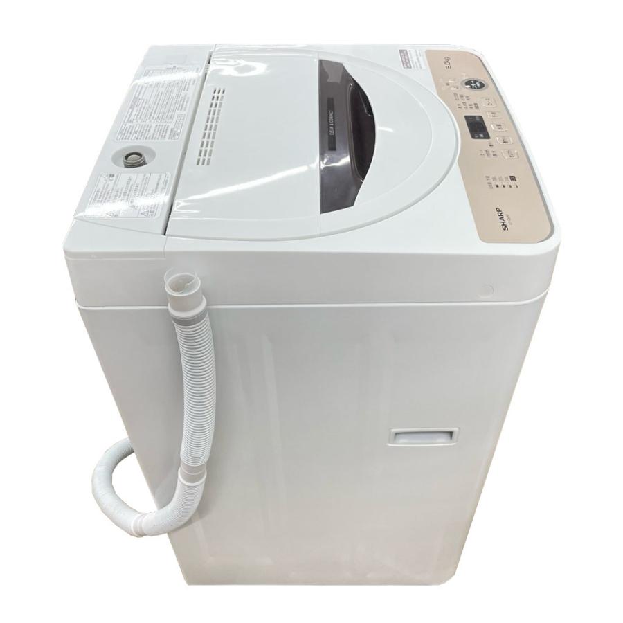 SHARP（シャープ） 中古 6.0kg 全自動洗濯機 送風乾燥機能 2022年製 ES
